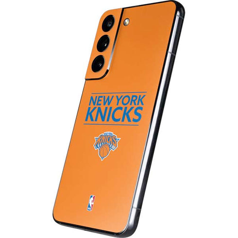 NBA New York Knicks Standard - Orange Galaxy S22 Skin