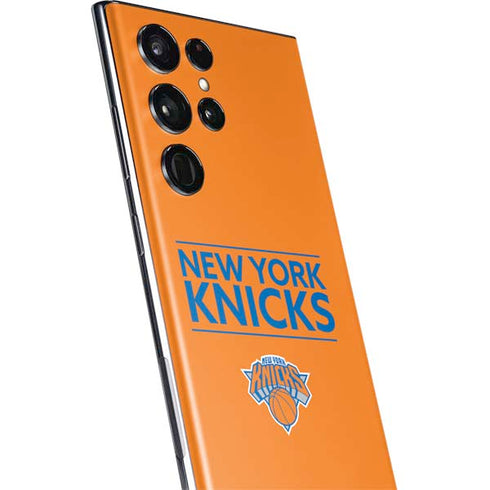 NBA New York Knicks Standard - Orange Galaxy S22 Ultra Skin