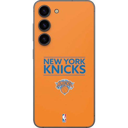 NBA New York Knicks Standard - Orange Galaxy S23 Skin