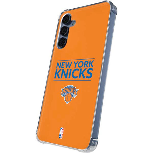 NBA New York Knicks Standard - Orange Galaxy S24 Clear Case