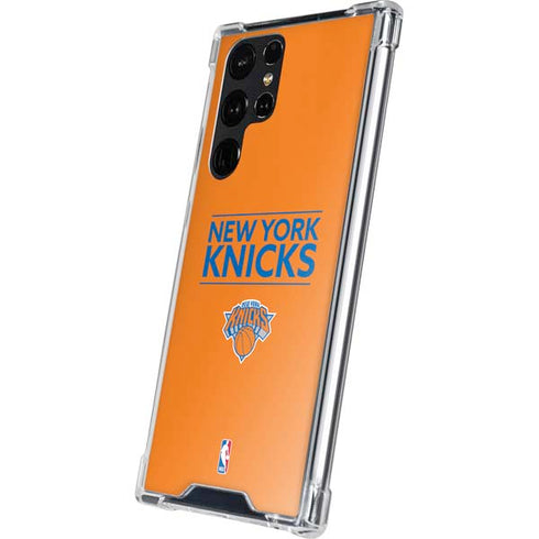 NBA New York Knicks Standard - Orange Galaxy S24 Ultra Clear Case
