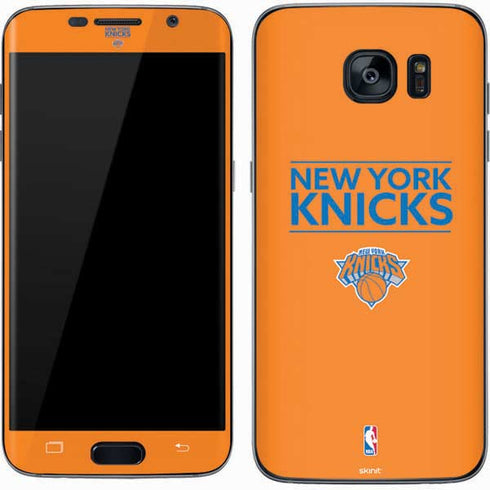 NBA New York Knicks Standard - Orange Galaxy S7 Skin