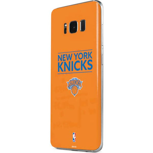 NBA New York Knicks Standard - Orange Galaxy S8 Skin