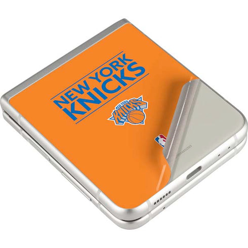 NBA New York Knicks Standard - Orange Galaxy Z Flip3 5G Skin