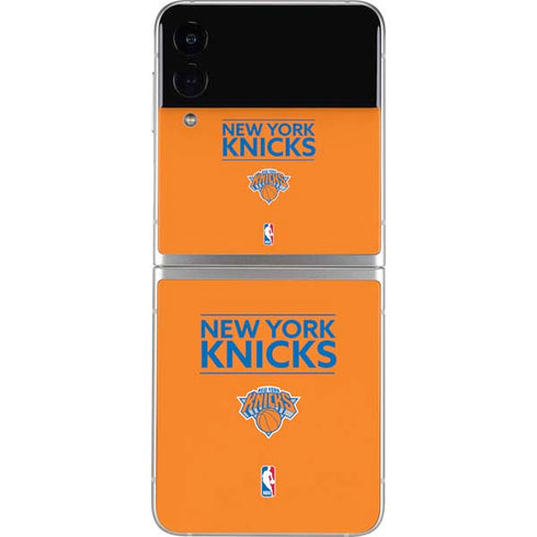 NBA New York Knicks Standard - Orange Galaxy Z Flip4 5G Skin