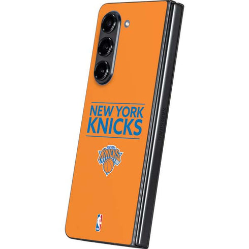 NBA New York Knicks Standard - Orange Galaxy Z Fold5 5G Skin