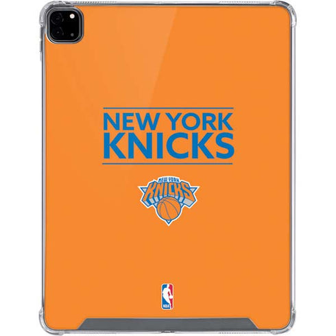 NBA New York Knicks Standard - Orange iPad Pro 12.9in (2020) Clear Case