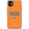 NBA New York Knicks Standard - Orange iPhone 11 Clear Case
