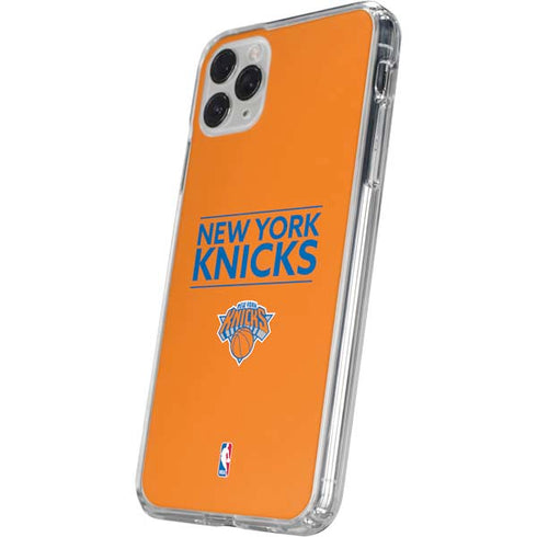 NBA New York Knicks Standard - Orange iPhone 11 Pro Clear Case