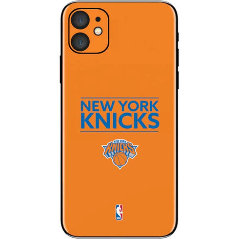 NBA New York Knicks Standard - Orange iPhone 11 Skin