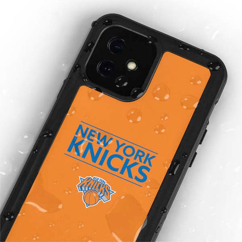 NBA New York Knicks Standard - Orange iPhone 12 Mini Waterproof Case