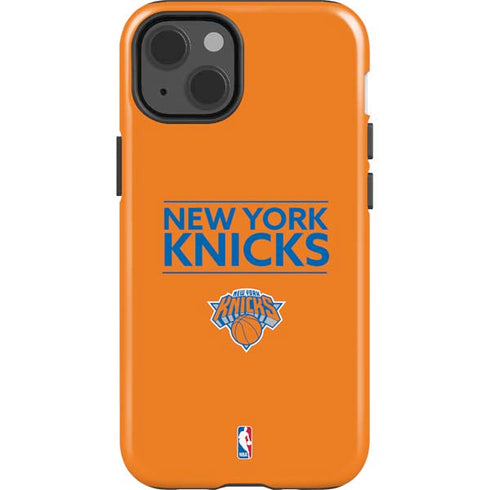 NBA New York Knicks Standard - Orange iPhone 15 Impact Case