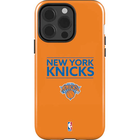 NBA New York Knicks Standard - Orange iPhone 15 Pro Impact Case
