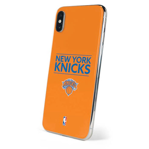 NBA New York Knicks Standard - Orange iPhone XS Skin