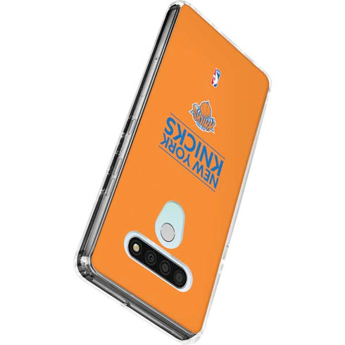 NBA New York Knicks Standard - Orange LG Stylo 6 Clear Case