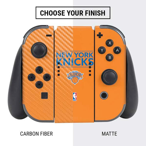 NBA New York Knicks Standard - Orange Nintendo Switch Bundle Skin