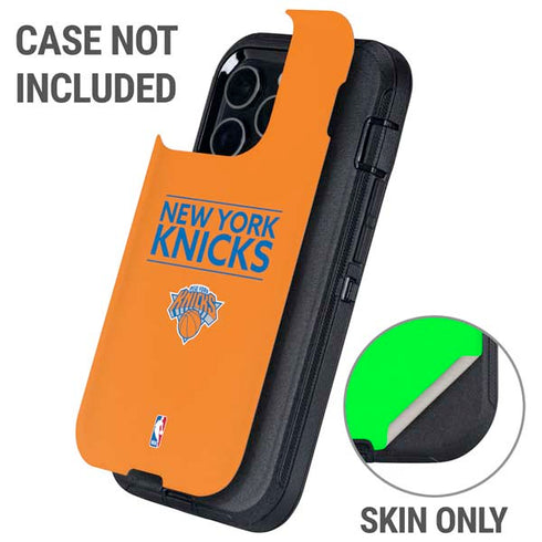 NBA New York Knicks Standard - Orange Otterbox Defender iPhone Skin