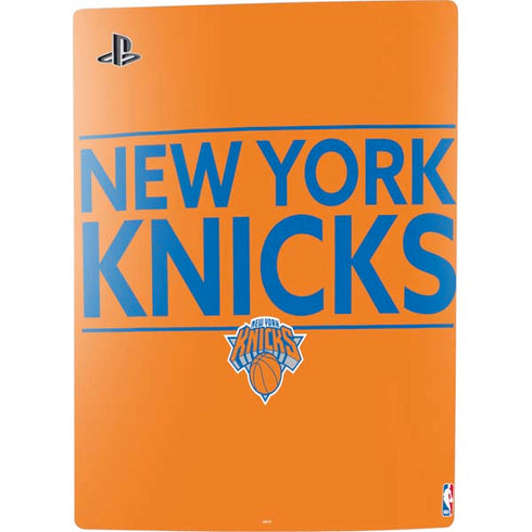 NBA New York Knicks Standard - Orange PS5 Digital Edition Console Skin