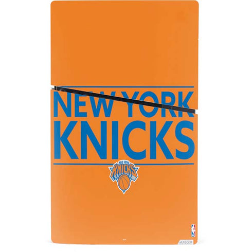 NBA New York Knicks Standard - Orange PS5 Slim Digital Edition Console Skin