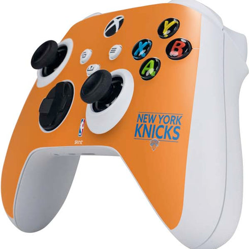 NBA New York Knicks Standard - Orange Xbox Series S Controller Skin
