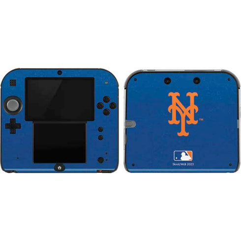 MLB New York Mets - Solid Distressed Nintendo 2DS Skin