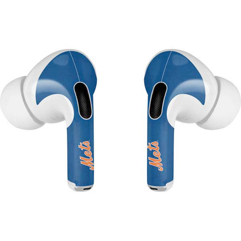 MLB New York Mets - Solid Distressed AirPods Pro 2nd Gen Skin