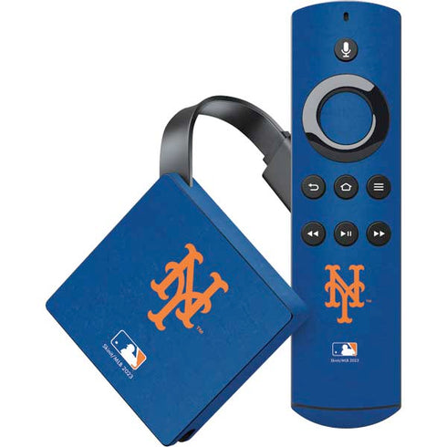 MLB New York Mets - Solid Distressed Amazon Fire TV Skin