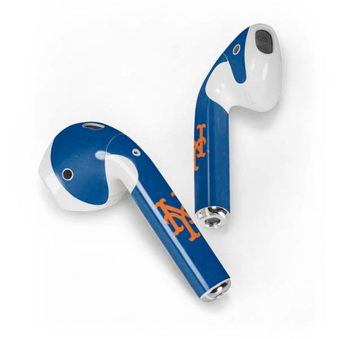 MLB New York Mets - Solid Distressed Apple AirPods 2 Skin