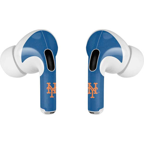 MLB New York Mets - Solid Distressed Apple AirPods Pro Skin