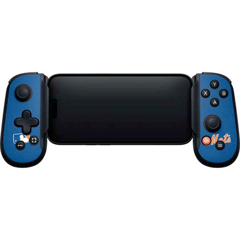 MLB New York Mets - Solid Distressed Backbone One for iPhone Game Controller Skin