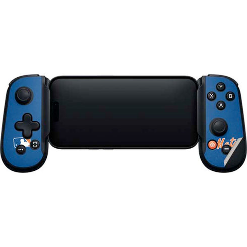 MLB New York Mets - Solid Distressed Backbone One for iPhone Game Controller Skin
