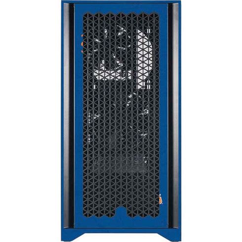MLB New York Mets - Solid Distressed Corsair 4000D Tempered Glass Mid-Tower ATX Case Skin