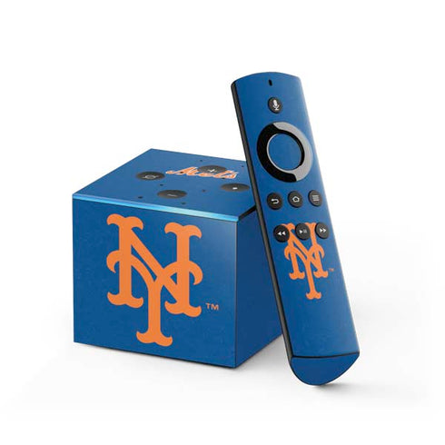 MLB New York Mets - Solid Distressed Fire TV Cube Skin