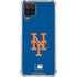 MLB New York Mets - Solid Distressed Galaxy A12 Clear Case