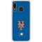 MLB New York Mets - Solid Distressed Galaxy A20 Clear Case