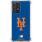 MLB New York Mets - Solid Distressed Galaxy A52 5G Clear Case