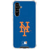 MLB New York Mets - Solid Distressed Galaxy A54 5G Clear Case