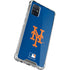 MLB New York Mets - Solid Distressed Galaxy A71 5G Clear Case