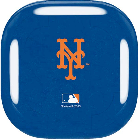 MLB New York Mets - Solid Distressed Galaxy Buds Live Skin