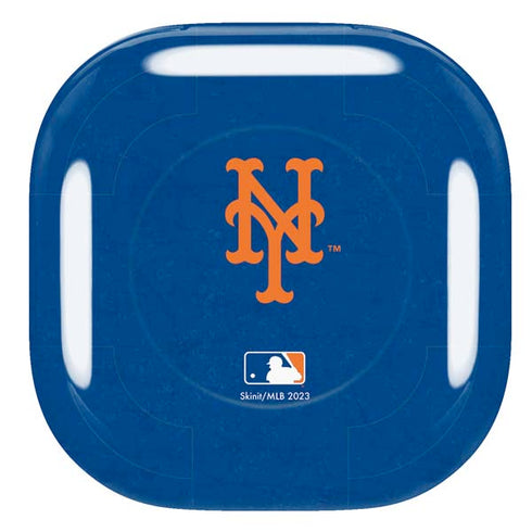 MLB New York Mets - Solid Distressed Galaxy Buds Pro Skin