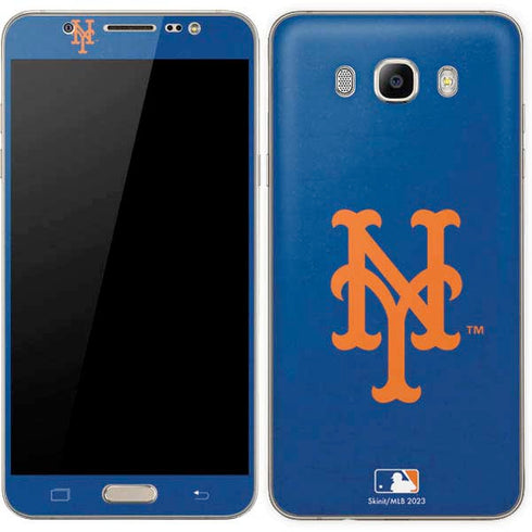 MLB New York Mets - Solid Distressed Galaxy J7 Skin