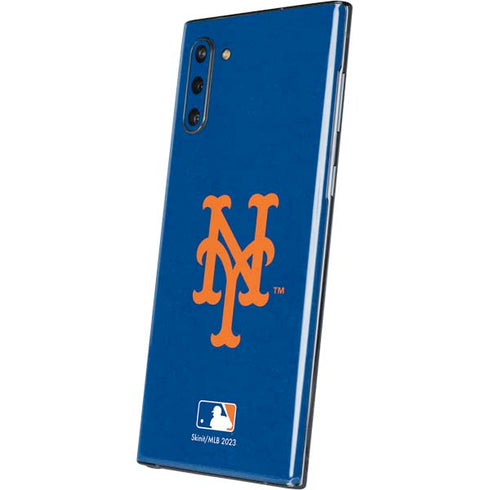 MLB New York Mets - Solid Distressed Galaxy Note 10 Skin