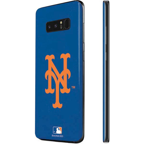 MLB New York Mets - Solid Distressed Galaxy Note 8 Skin