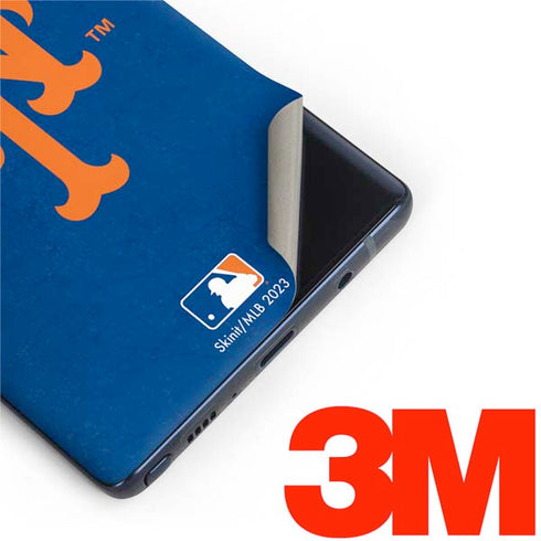 MLB New York Mets - Solid Distressed Galaxy Note 9 Skin