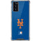 MLB New York Mets - Solid Distressed Galaxy Note20 5G Clear Case