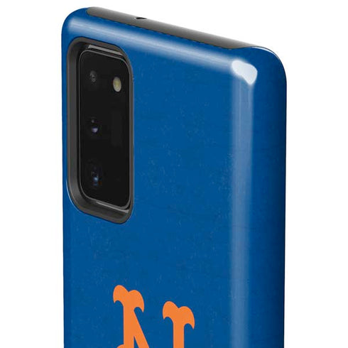 MLB New York Mets - Solid Distressed Galaxy Note20 5G Pro Case