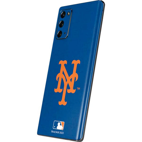MLB New York Mets - Solid Distressed Galaxy Note20 5G Skin