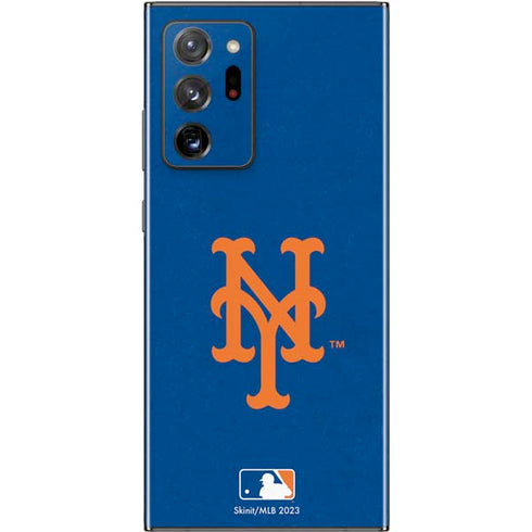 MLB New York Mets - Solid Distressed Galaxy Note20 Ultra 5G Skin