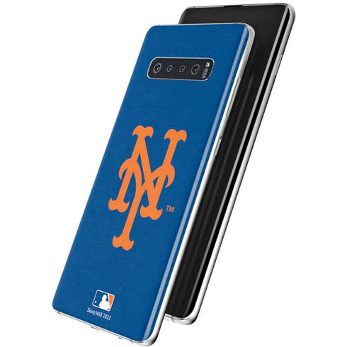 MLB New York Mets - Solid Distressed Galaxy S10 Plus Skin