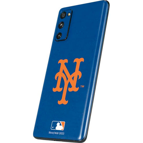 MLB New York Mets - Solid Distressed Galaxy S20 Fan Edition Skin